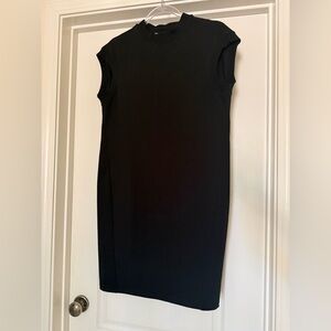 Victoria Beckham Black Cocoon Short Dress, Small